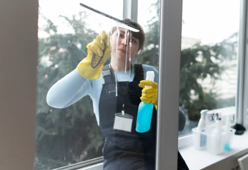 Nettoyage de vitres intérieures et extérieures à Ermenonville